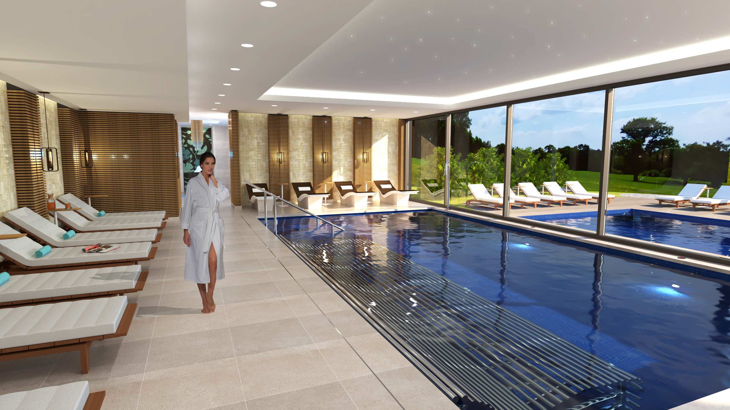 The Spa at Carden pool area